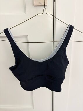 lululemon athletica Reversible Scoop Bralette - Navy & Light Gray